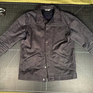 3Sixteen Denim Jacket Navy Black - XLarge - Made in USA